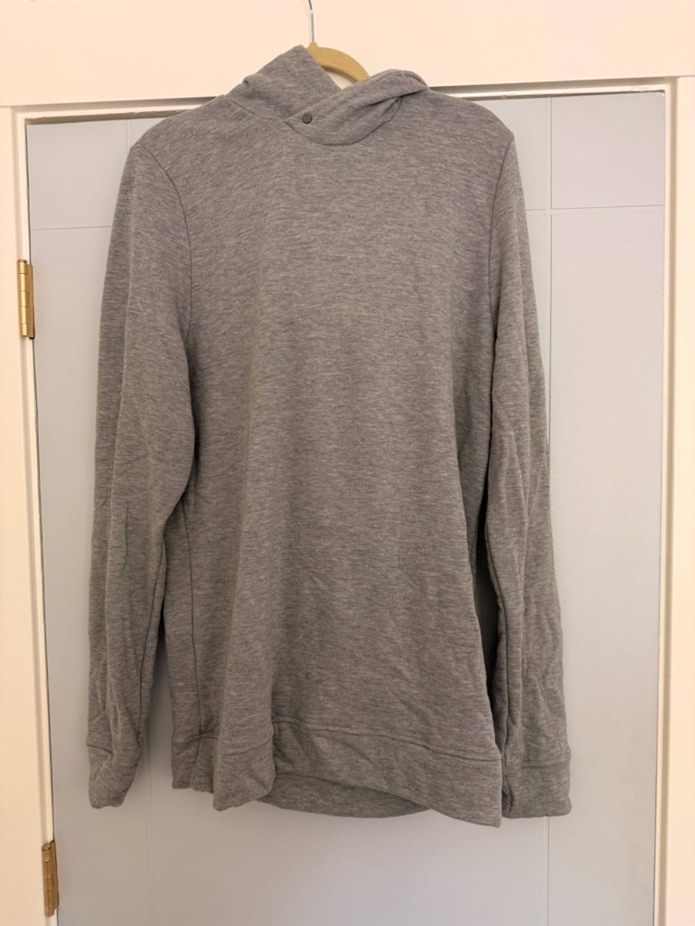 We Norwegians Merino Wool Gray Hooded Men’s Sweatshirt